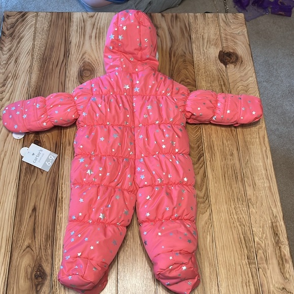 NWT Carters Winter Girls Snow Suit - Picture 2 of 5